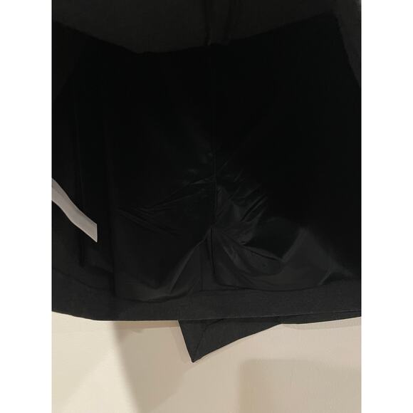 NWT SPANXsmooth Ponte Wrap Mini Skirt with Built-in Short Charcoal Heather Small - Picture 6 of 6